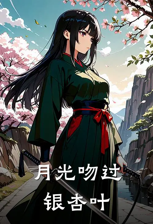 月光吻过银杏叶