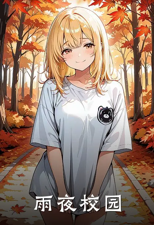 雨夜校园