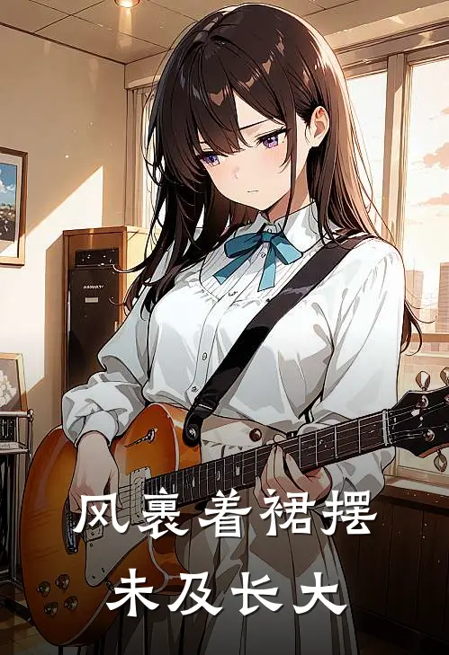 风裹着裙摆，未及长大